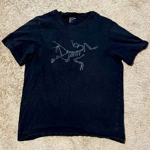 ✅ Arc’teryx | Short Sleeve T-Shirt | Dark Grey Heathered Cotton